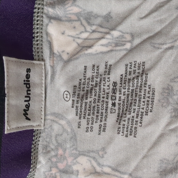 MeUndies Pattern Trunk Briefs Underwear Mens Size Medium boxers - Picture 9 of 10